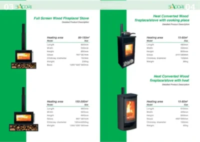 Chimeneas de leña BACORI