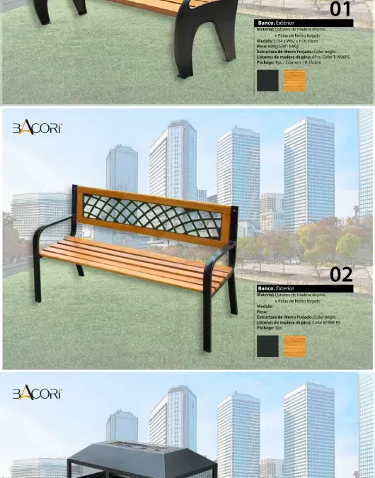 Mobiliario urbano BACORI